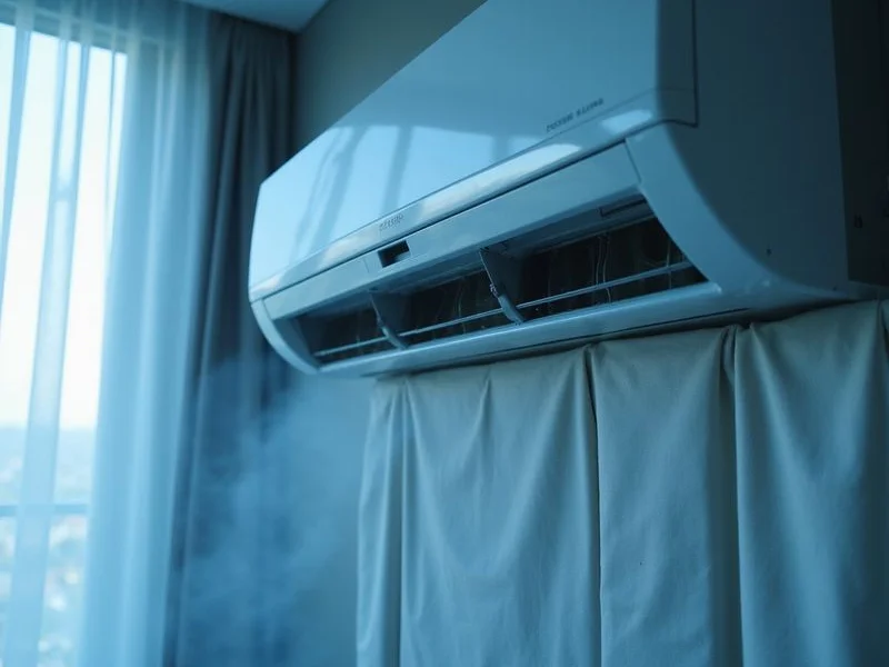 Aircond unit reassembled after chemical overhaul